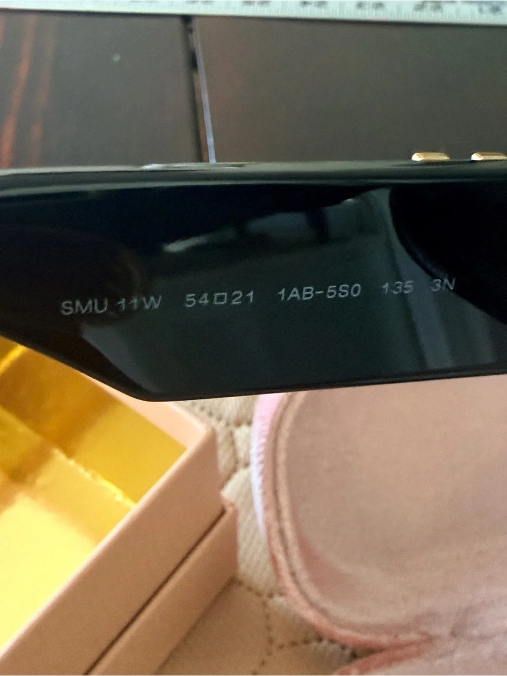 Miu Miu Black chunky oval Sunglasses • 100% UV Protection Tinted gray lens NIB